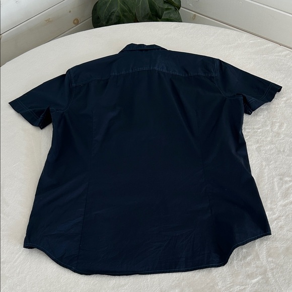 Diesel Dark Blue Shirt with Zip Detail - Picture 11 of 11